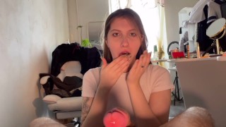 POV СВОДНАЯ СЕСТРЕНКА ХОЧЕТ СОСАТЬ